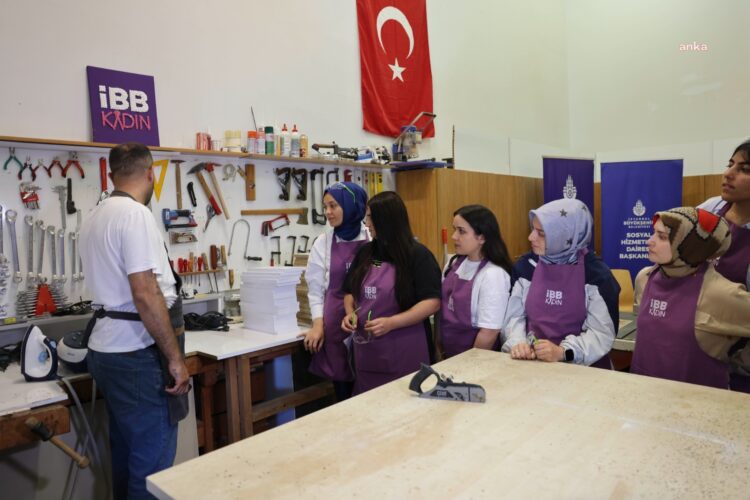 İBB’den kadınlara marangozluk eğitimi