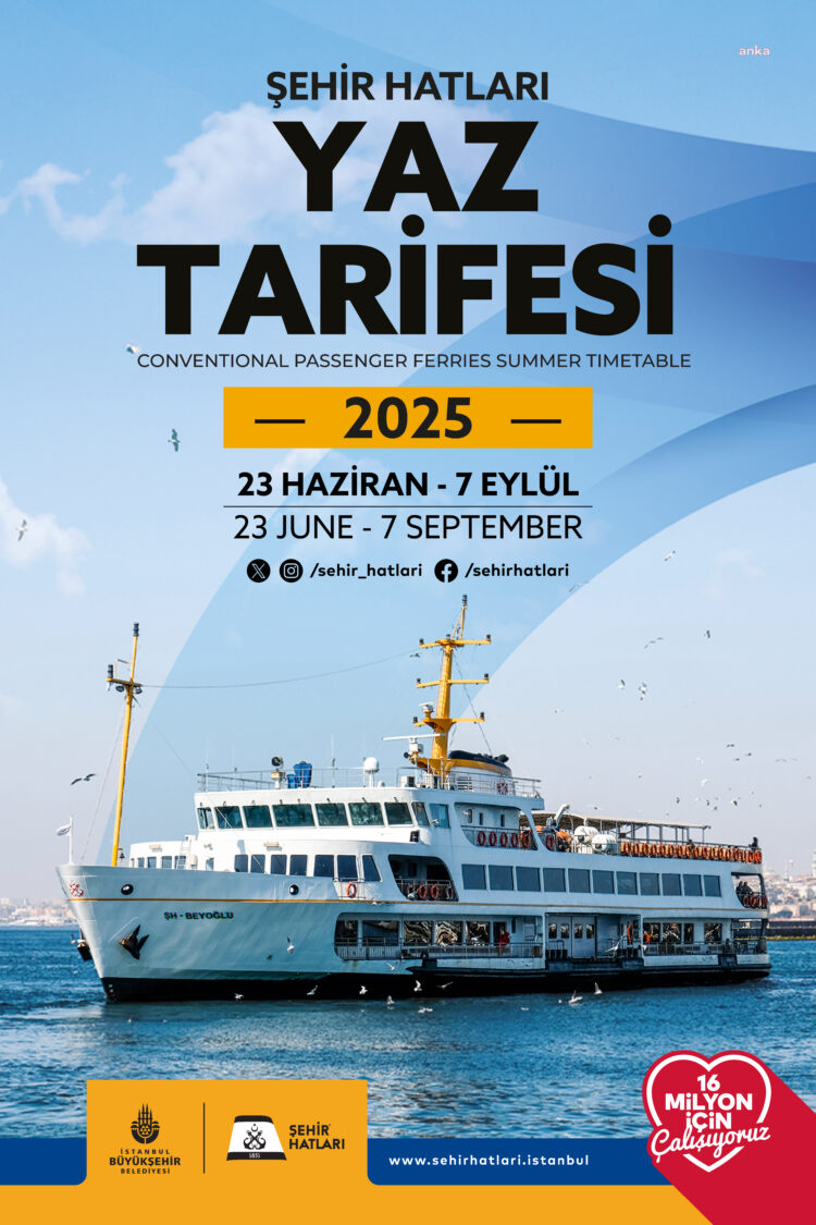 Şehir Hatları yaz tarifesine geçiyor…