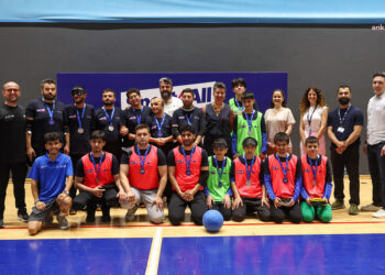 İBB’nin koordinatörlüğündeki dört ülkenin ortak projesi Sport4All’dan görme engellilere Goalball desteği