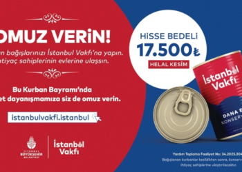 İBB’ye bağlı İstanbul Vakfı’nın Kurban Bağışı Kampanyası devam ediyor