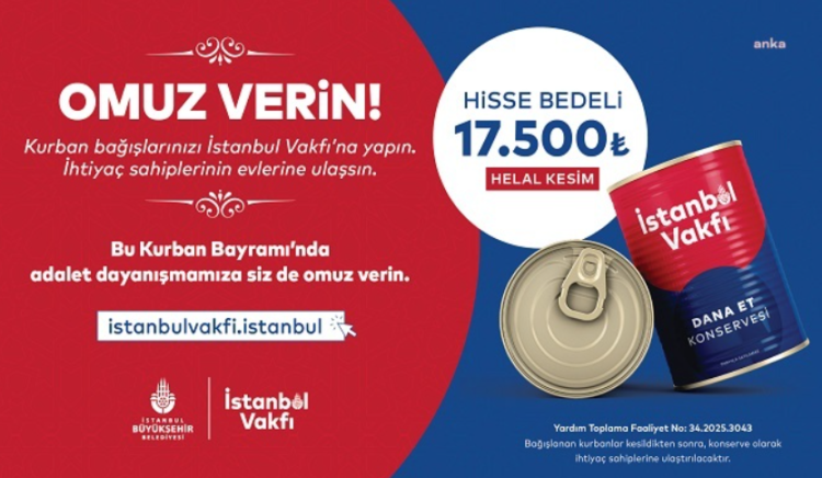 İBB’ye bağlı İstanbul Vakfı’nın Kurban Bağışı Kampanyası devam ediyor