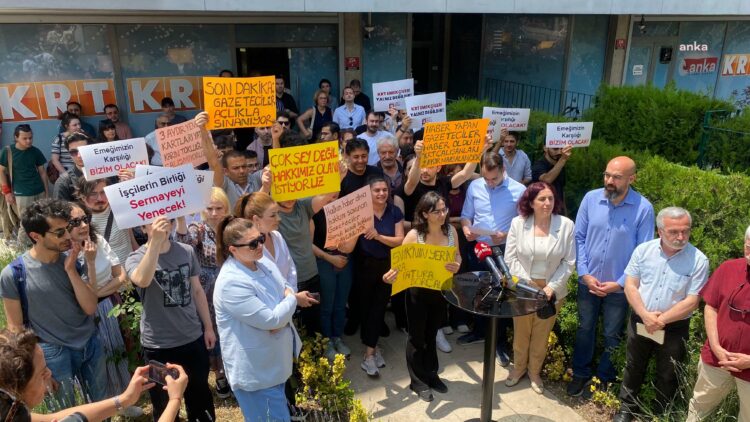 KRT TV emekçilerinin hak arayışı sürüyor