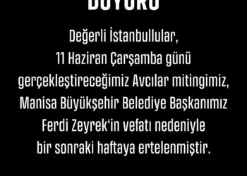 CHP’nin Avcılar mitingi haftaya ertelendi