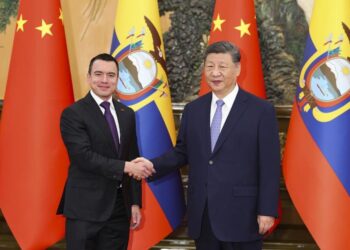 Çin Cumhurbaşkanı Xi, Ekvador Devlet Başkanı ile görüştü