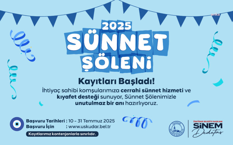Üsküdar’da sünnet şöleni kayıtları başladı