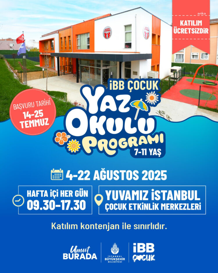 İBB’den çocuklara ücretsiz yaz okulu