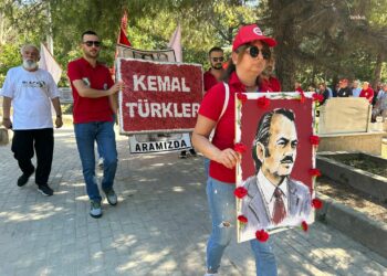 Kemal Türkler, katledilişinin 45’inci yılında mezarı başında anıldı…
