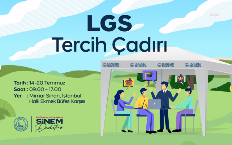 Üsküdar Belediyesi’nden LGS öğrencileri için “Tercih Çadırı”