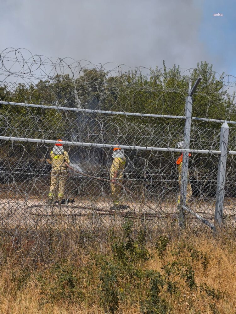 Bulgaristan sınırındaki orman yangını Türkiye sınırına yaklaştı