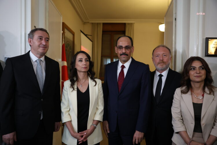 MİT Başkanı İbrahim Kalın, DEM Parti Eş Genel Başkanları’nı ziyaret etti