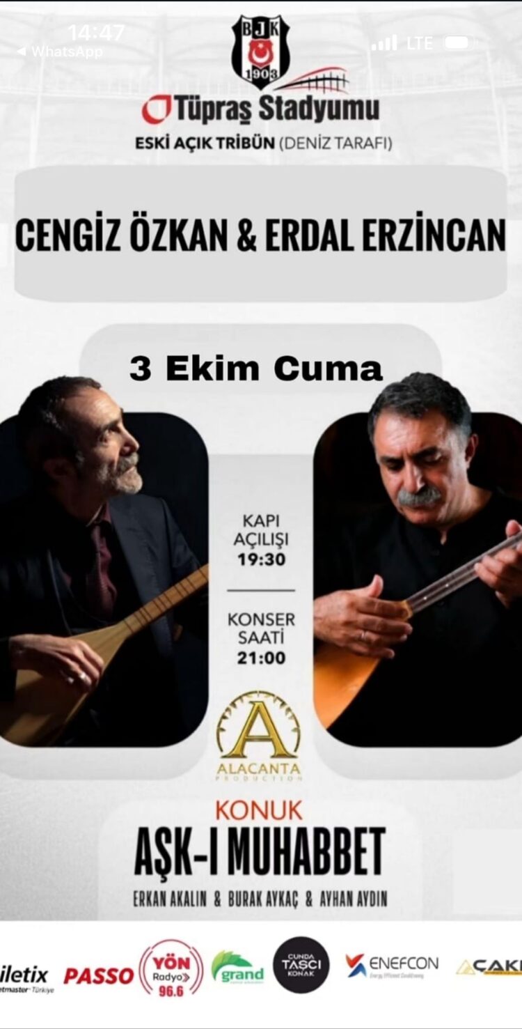 Cengiz Özkan ve Erdal Erzincan… Anadolu’nun köklü müzik geleneğinde buluşuyorlar
