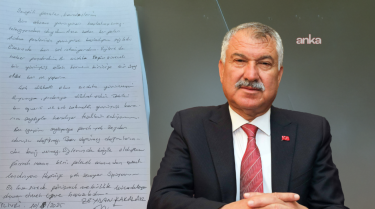 Zeydan Karalar’dan, kendisi için “Özgürlük Yürüyüşü” başlatan gençlere teşekkür