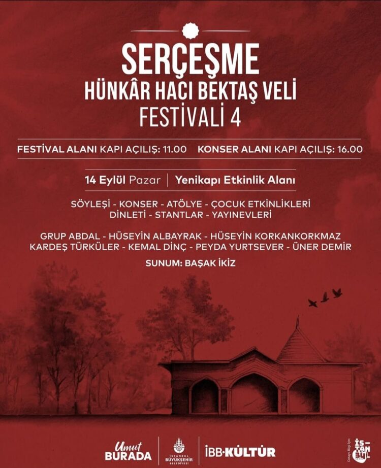 Serçeşme Hünkâr Hacı Bektaş Veli Festivali başlıyor