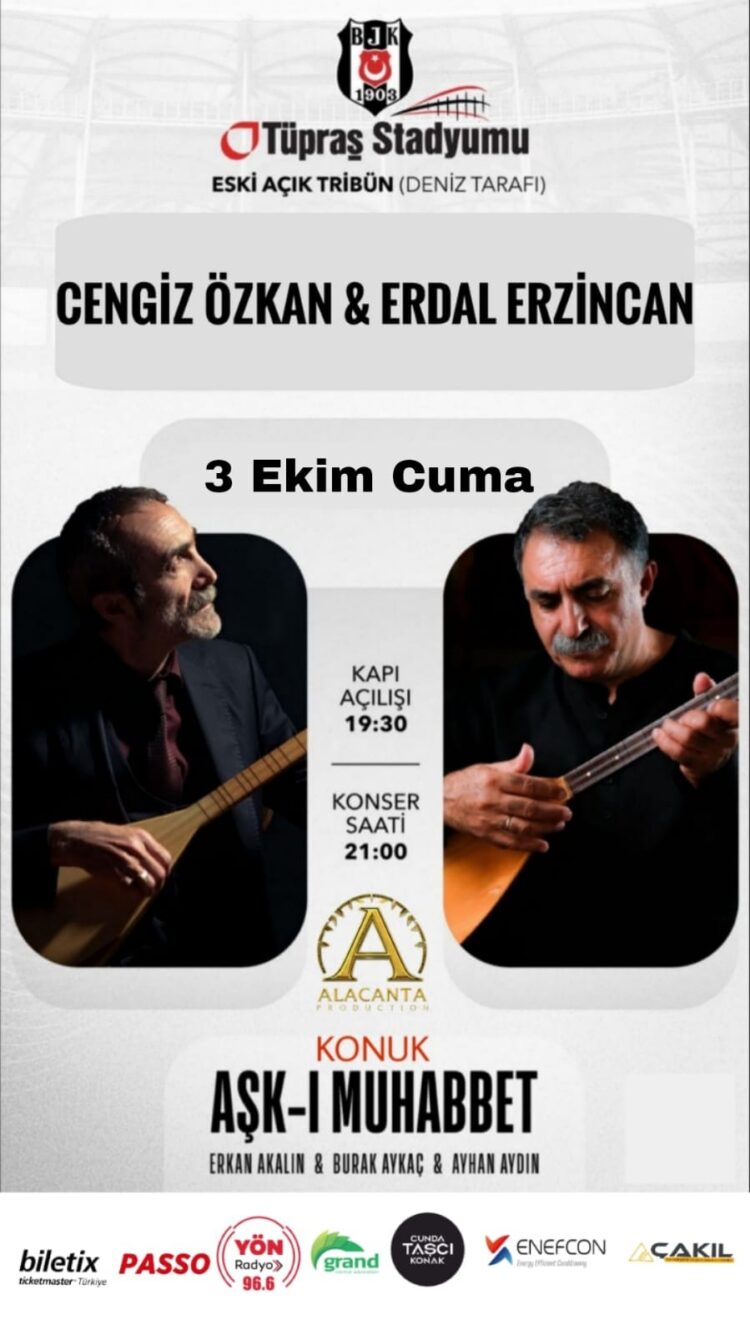 Anadolu’nun iki büyük ustası aynı sahnede: Cengiz Özkan & Erdal Erzincan