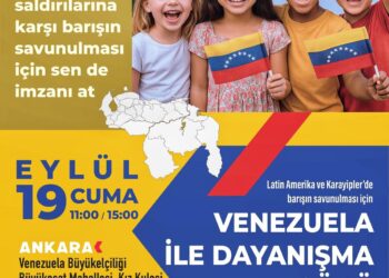 İstanbul ve Ankara’da Venezuela Dayanışma Günü Etkinliği düzenlenecek