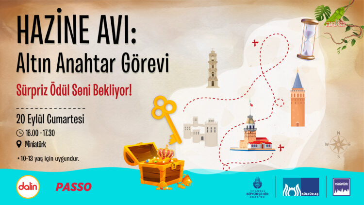 “Hazine Avı: Altın Anahtar Görevi” Miniatürk’te başlıyor