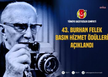TGC 43. Burhan Felek Basın Hizmet Ödülleri açıklandı