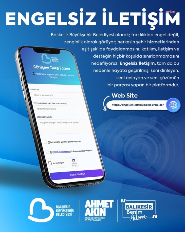Balıkesir Büyükşehir Belediyesi’nden engelsiz iletişim hamlesi