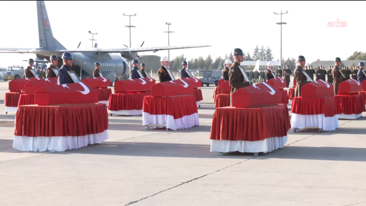 Şehitler için Ankara’da tören düzenlendi