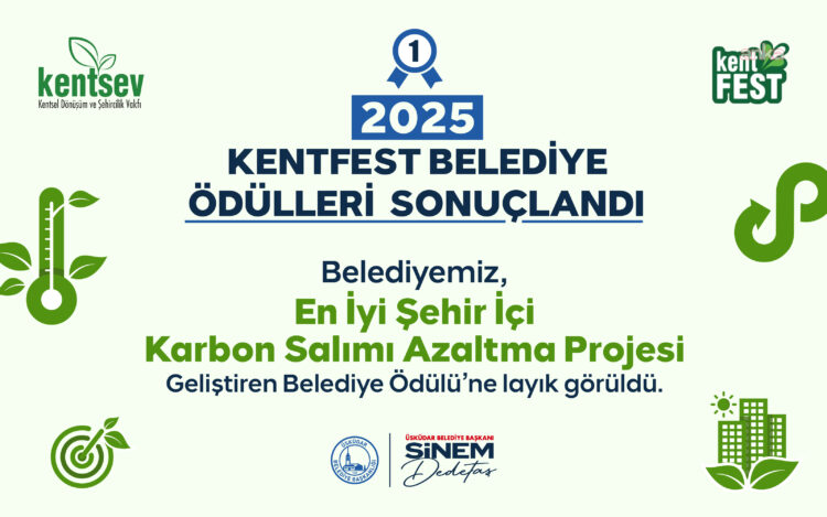 Üsküdar Belediyesi’ne KentFest’ten çevre ödülü