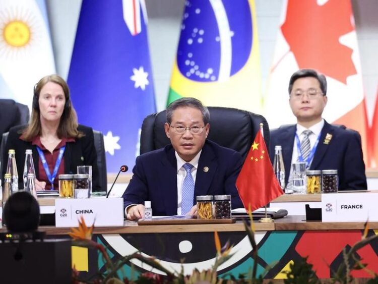 Çin Başbakanı Li, 20. G20 Zirvesi’nde konuştu: Dışa açık bir dünya ekonomisi inşa edilmeli