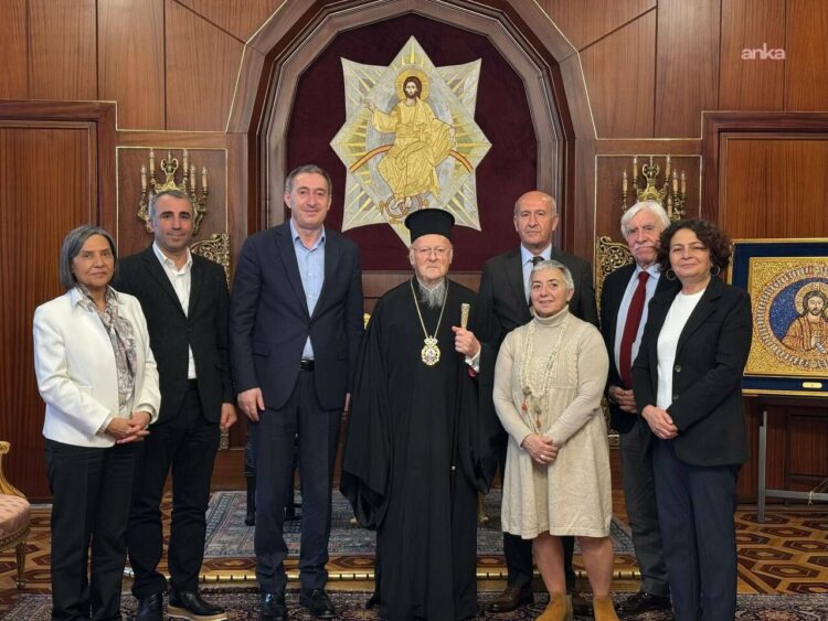 DEM Parti heyetinden Fener Rum Patriği Bartholomeos’a ziyaret