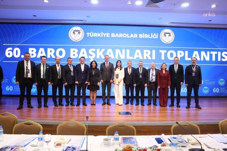 60’ıncı Baro Başkanları Toplantısı, Ankara’da yapıldı