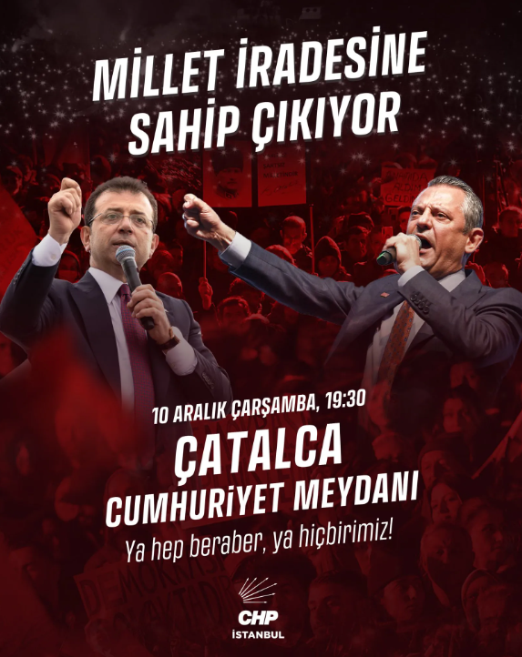 CHP’nin yeni miting adresi belli oldu
