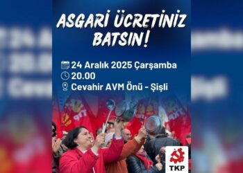 TKP, bugün İstanbul’da ‘asgari ücret’i protesto için eylem yapacak