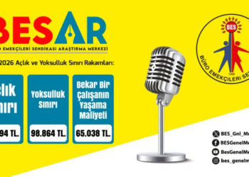 BES-AR: “4 kişilik bir memur ailesinin 2026 Ocak ayı açlık sınırı 40 bin 294”