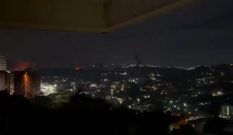 Venezuela’nın başkenti Karakas’ta patlama sesleri…