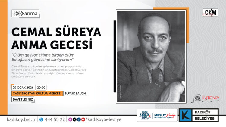 Cemal Süreya, Kadıköy’de anılacak