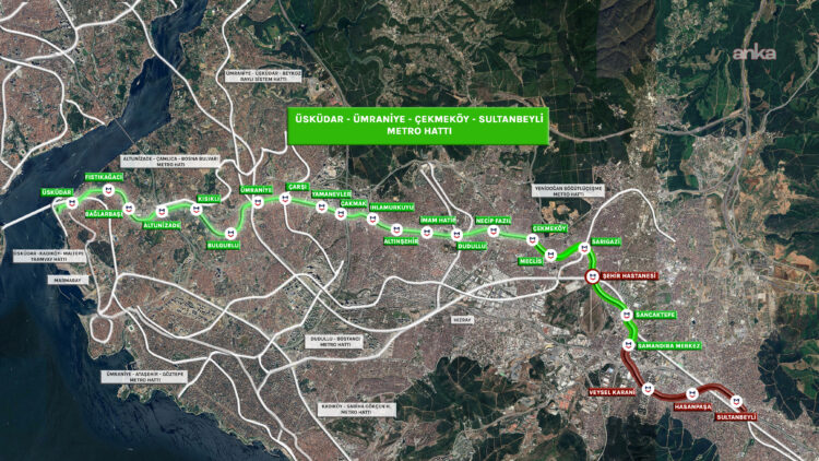Üsküdar–Sultanbeyli arası metro ile 50 dakikaya düşüyor