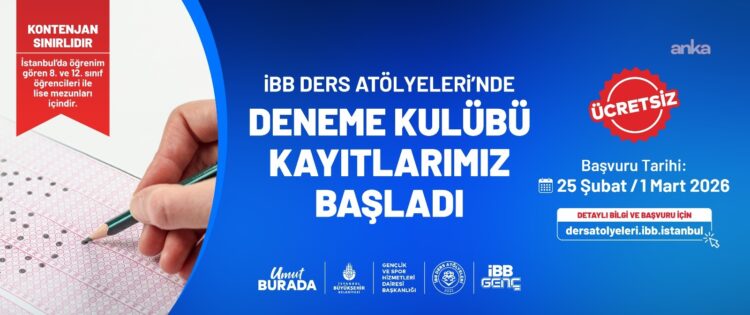 İBB, LGS ve KYS’ye hazırlanan öğrenciler için 40 binden fazla deneme sınavı olanağı sağlayacak