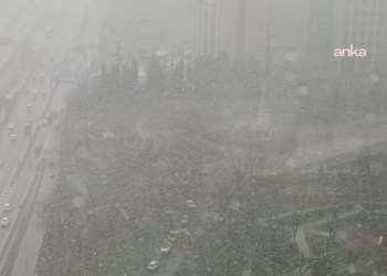 İstanbul’da aralıklarla kar yağışı görüldü…