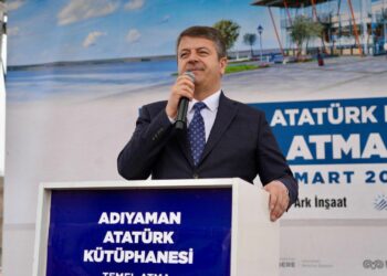 Adıyaman’da Atatürk Kütüphanesinin temeli atıldı