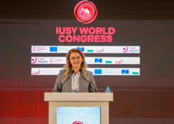 Başkan Ovalıoğlu, Sosyalist Enternasyonal Gençlik Birliği toplantısında konuştu