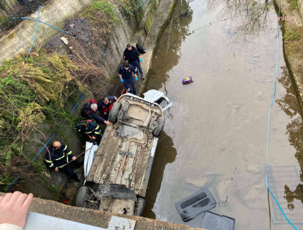 Giresun’da araç dereye uçtu: 3 ölü, 2 yaralı