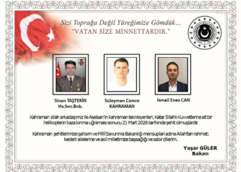 Şehit olan 3 personelin kimlikleri belli oldu