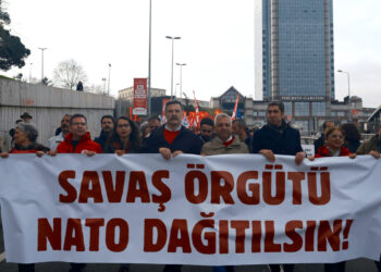 ABD Büyükelçiliği önünde “NATO” protestosu