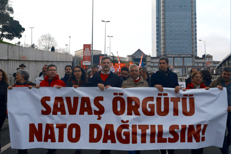 ABD Büyükelçiliği önünde “NATO” protestosu