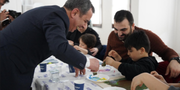 Beyoğlu’nda özel çocuklardan sanat dolu mesai