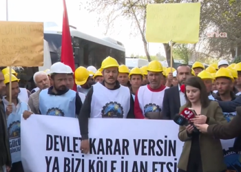 Doruk Madencilik işçileri, Enerji ve Tabii Kaynaklar Bakanlığı önünde açlık grevi başlattı