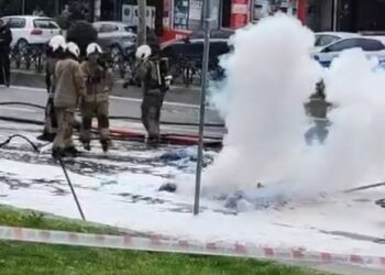 İstanbul’da çöp kamyonunda patlama