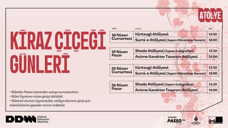 Dijital Deneyim Merkezi’nde “Kiraz Çiçeği Günleri” başlıyor