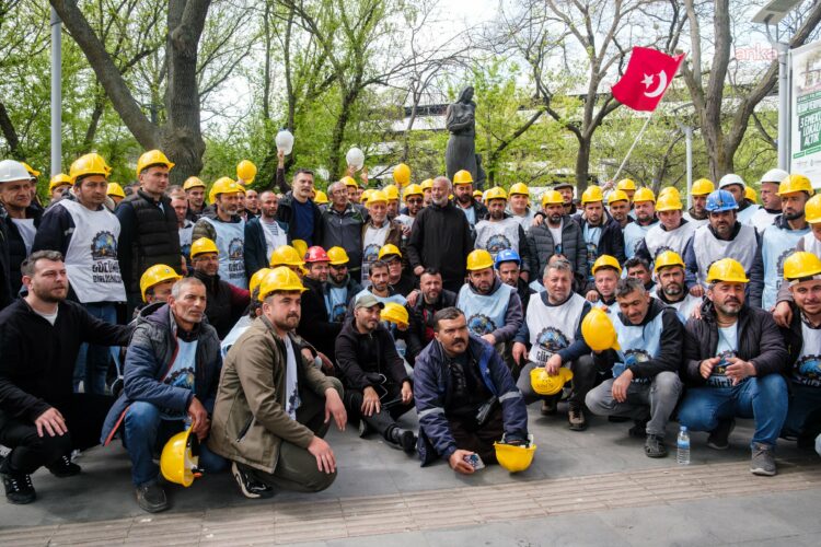 Doruk Madencilik işçilerinin açlık grevi sürüyor…