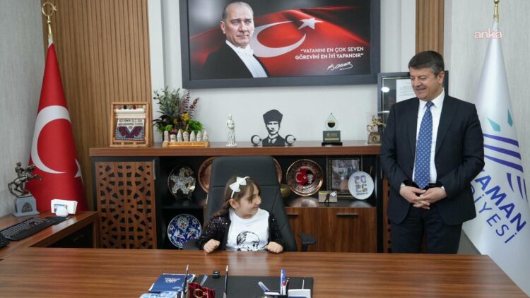 Adıyaman Belediye Başkanlığı’nı emanet alan çocuklar, kent vizyonlarını paylaştı