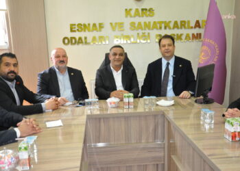 CHP heyetinden Kars Esnaf ve Sanatkâr Odaları Birliği’ne ziyaret