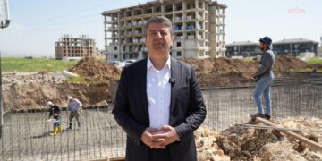 Adıyaman’ın Altınşehir Mahallesi’ne kazandırılacak taziye evinin ilk betonu döküldü