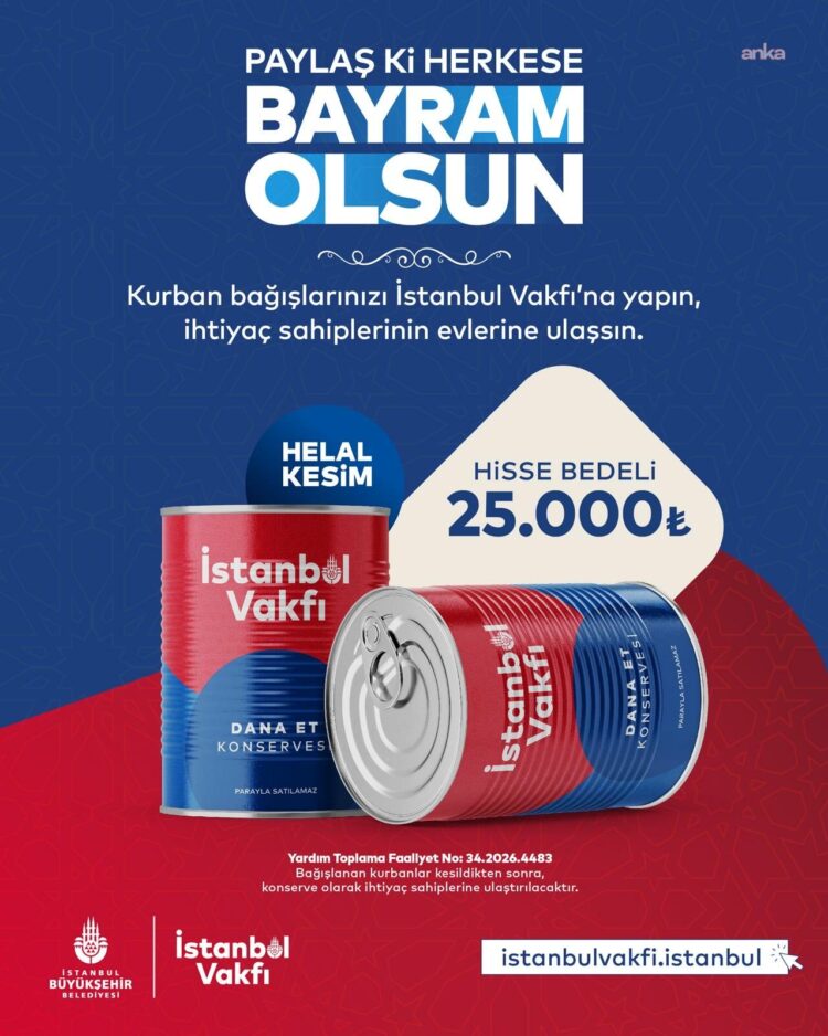 İstanbul Vakfı’nın kurban bağışı kampanyası başladı